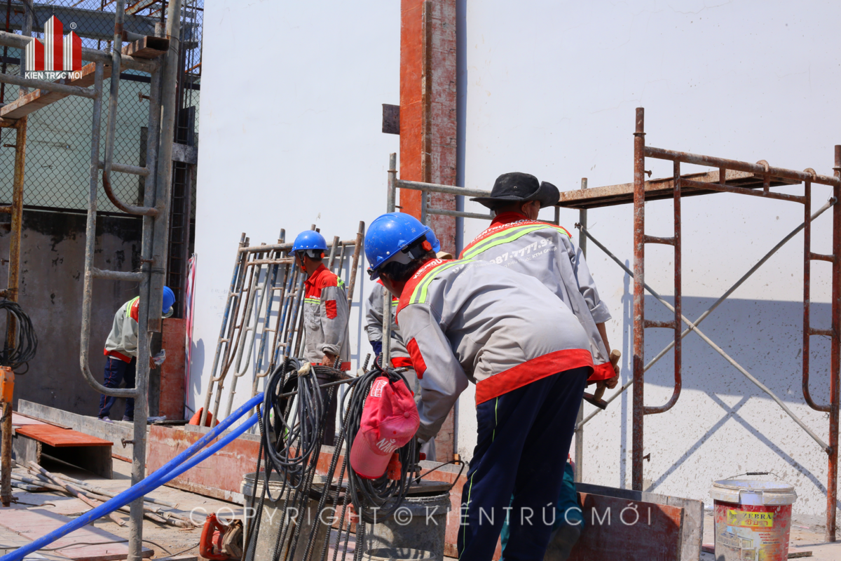 CÔNG TÁC GIA CÔNG & LẮP DỰNG CỐT THÉP - Đội ngũ Kiến Trúc Mới