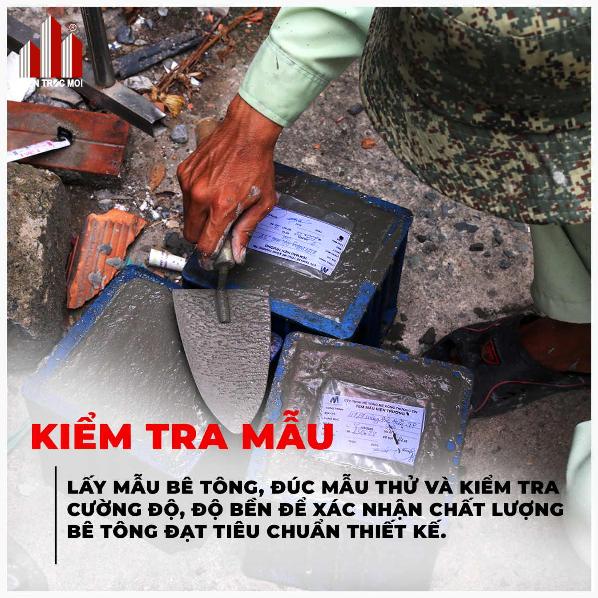 CÔNG TÁC KIỂM TRA AN TOÀN & CHẤT LƯỢNG TRƯỚC KHI ĐỔ BÊ TÔNG