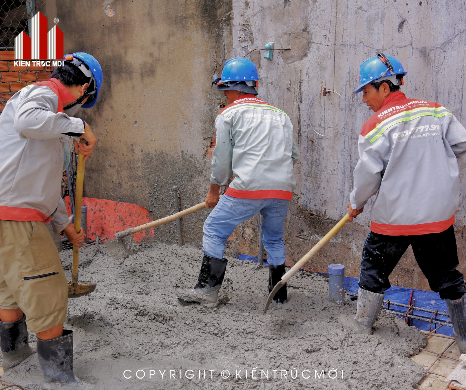 CÔNG TÁC ĐỔ BÊ TÔNG & ĐO ĐỘ SỤT