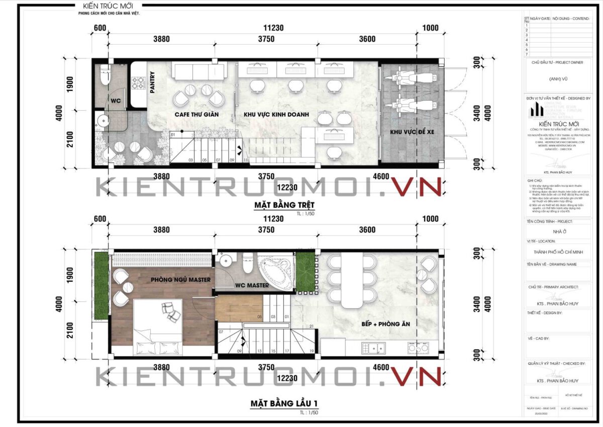 Bản vẽ 2D khi thiết kế thi công nội thất