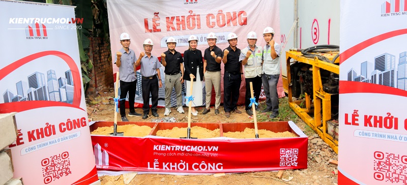 Lễ khởi công xây dựng tại KIẾN TRÚC MỚI