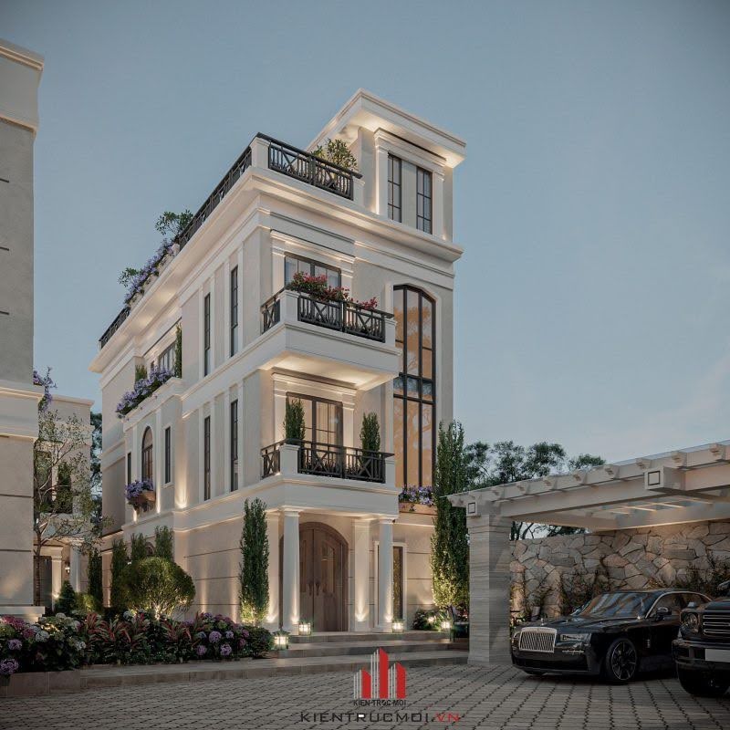 Mẫu biệt thự HCM tân cổ điển sang trọng, tinh tế và giá trị vượt thời gian.