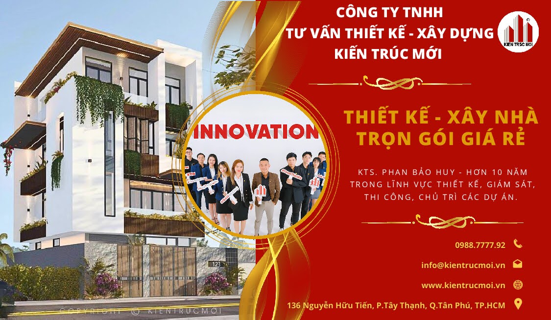 Nhà thầu xây nhà trọn gói uy tín TPHCM - KIẾN TRÚC MỚI - Minh bạch, chất lượng, bền vững