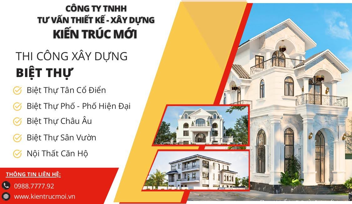 Trang chủ 989 KIEN TRUC MOI thi cong xay dung biet thu tron goi hien dai toi uu chi phi