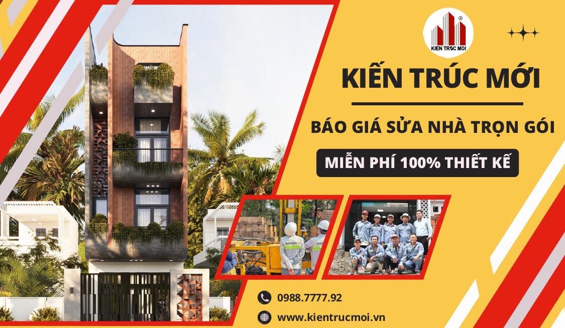 BÁO GIÁ SỬA NHÀ TRỌN GÓI: CÁCH LẬP DỰ TOÁN CHI TIẾT CHỐNG PHÁT SINH 912 Kien Truc Moi cung cap bao gia sua nha tron goi chi tiet va minh bach